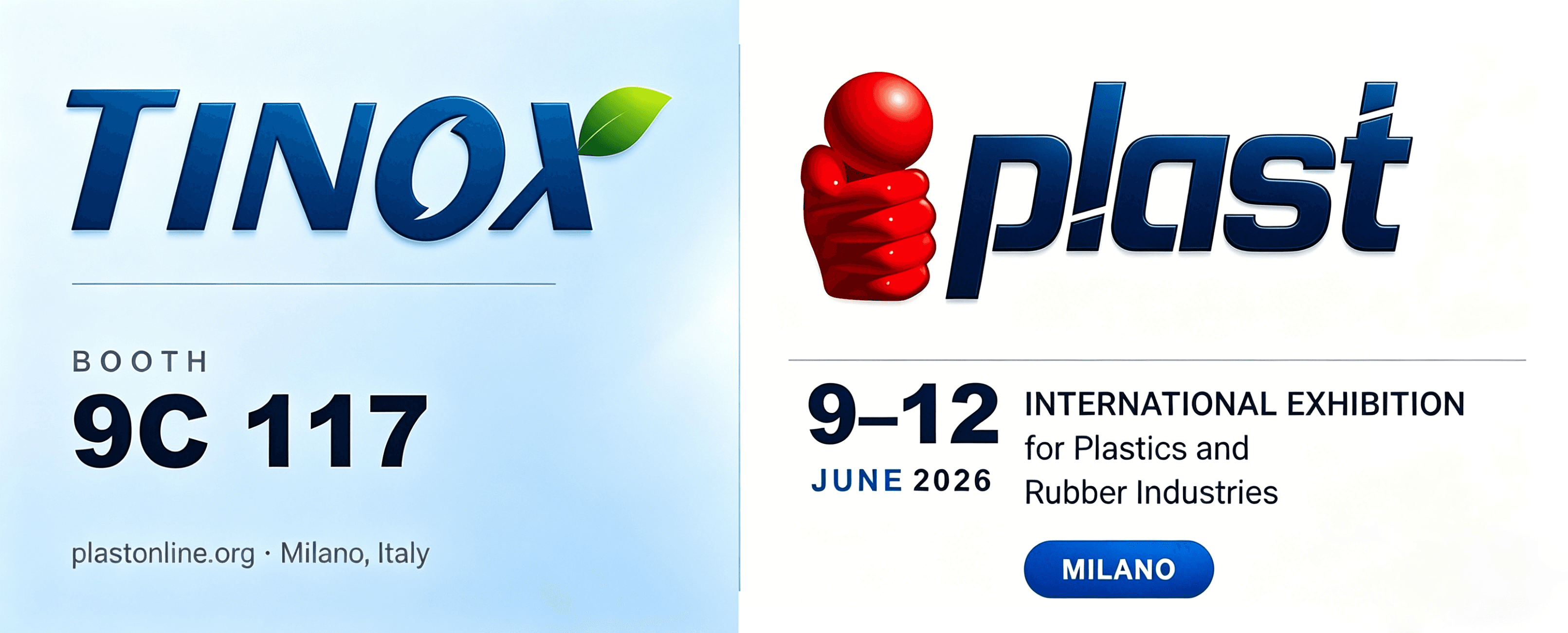 PLAST 2026 - TINOX Milano Booth 9C 117